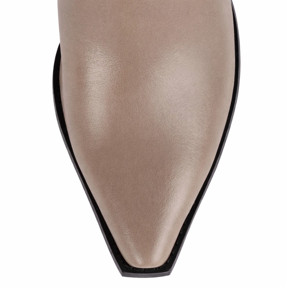 Jeffrey Campbell Dagget Western Boots Taupe Leather | Free People | 10 NWT - Picture 3 of 12